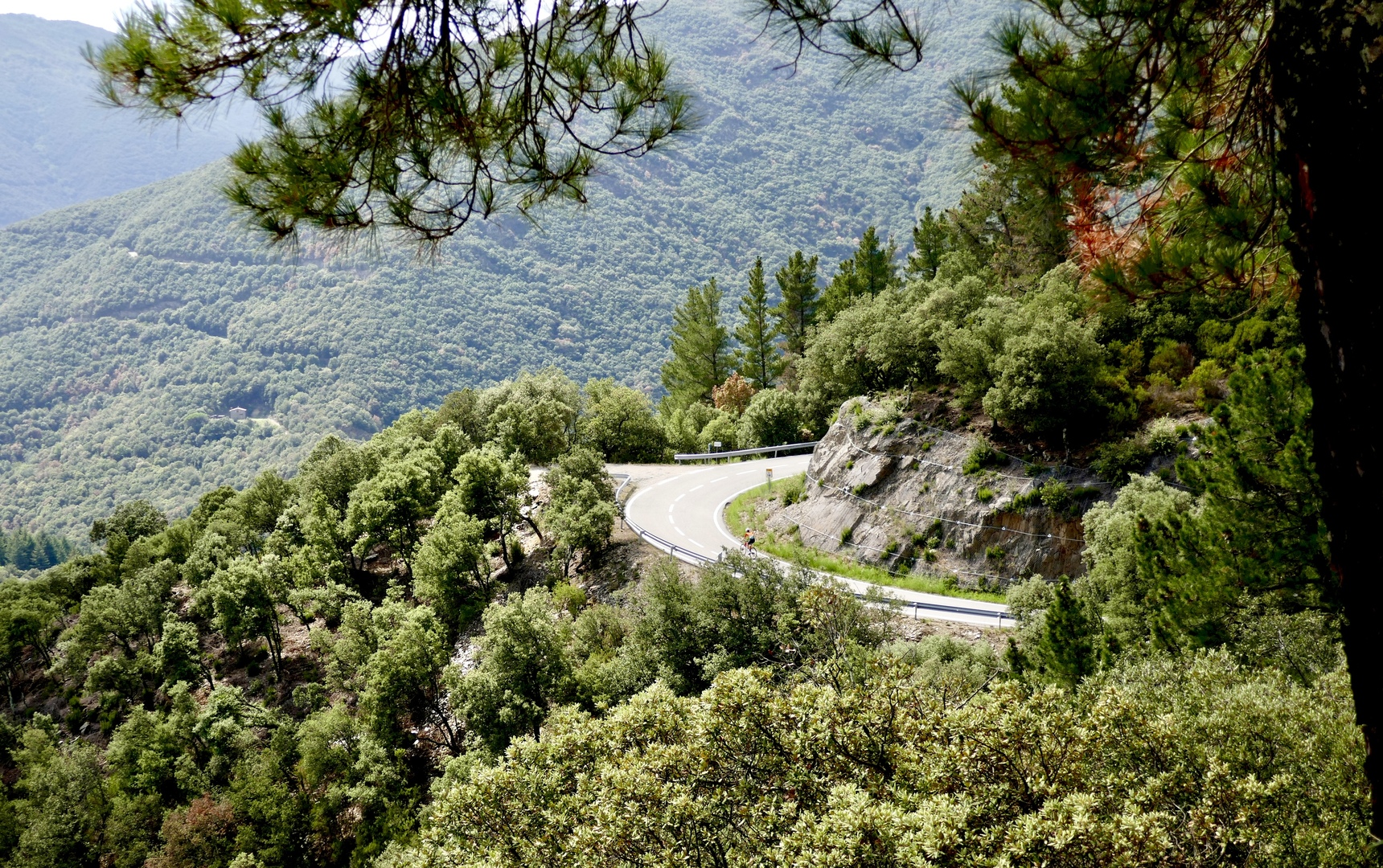 Montseny's Turo de l'Home is a massive climb to tackle in Girona