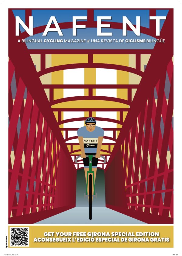 Nafent Girona Cycling Poster