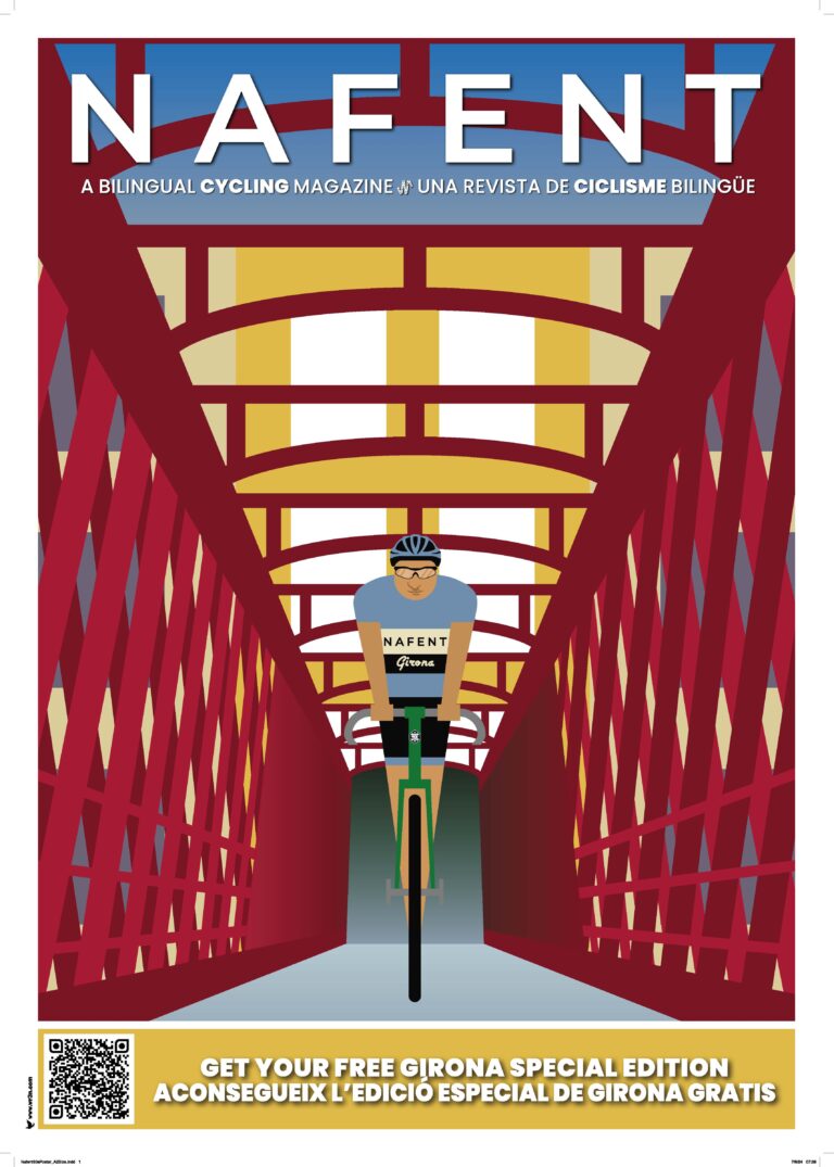 Nafent Girona Cycling Poster