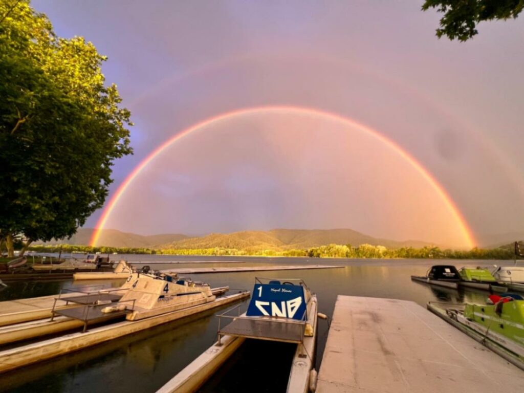Banyoles sunset