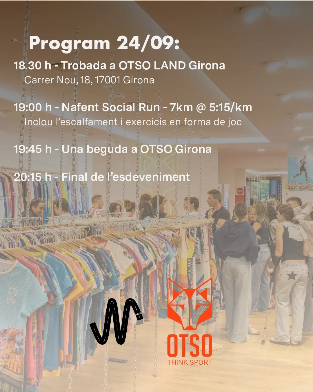 Nafent X OTSO LAND Girona | Social Run + Beguda - Imatge 2